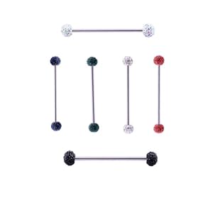 Kadima Body Piercing Jewelry Lot of 6 14G 5/8