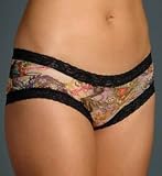 Ed Hardy Tattoo Mesh Boyshort Panty (1051-tat)