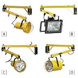 TPI Premium Dock Lights- pictured as letter A - Yellow