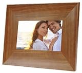 NIX Designer Range - 7 inch Digital Photo Frame with 128mb Internal Memory - Natural Wood Frame