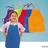 Hands on Fun! Children's Colorful Canvas Aprons