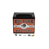 Big Boar Cold Cranking 350 Amps Sealed Maintenance Free Battery 1973-94 Harley -... by Big Boar Battery
