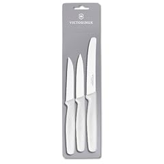 Victorinox 5.1117.3 Gem�semesser-Set 3-teilig, wei�