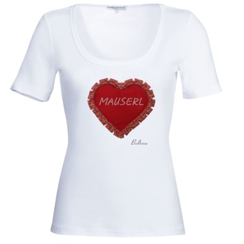 BALBINA Damen T-Shirt 10 100 0007 6 11, Gr. 36, Wei&szlig; (white) Preisvergleich