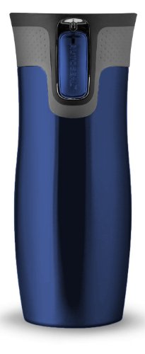 Contigo AUTOSEAL Stainless Steel Vacuum Insulated Tumbler, 16 Ounces, Blue