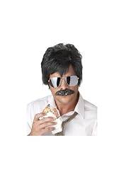 Ace Detective Wig (Black/Silver;One Size)