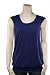 Misses Textured Neckline Sleeveless Top