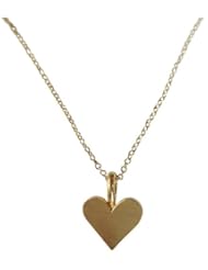 Dogeared Passion Heart Gold Dipped Reminder Wish Necklace