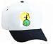 White Cap with globe, worold, "water pump", earth