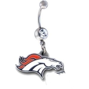 Denver Broncos NFL Sexy Belly Navel Ring
