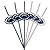 NFL Officially Licensed 6-pack Team Logo Sip Straws