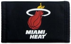 Miami Heat Nylon Trifold NBA Wallet
