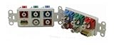 PowerBridge HDMI-1-CAV-WH Pass-Thru Decora Insert for HDMI, Component Video, and Audio (Each, White)