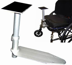 ADA Lap™ SOLUTIONS - Base Unit includes: Base and Pole with Top Plate & Velcro Loop
