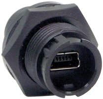 CONXALL DCP-USBNB-MNSC CONNECTOR, USB 2.0 MINI B, RCPT, 5POS, PANEL