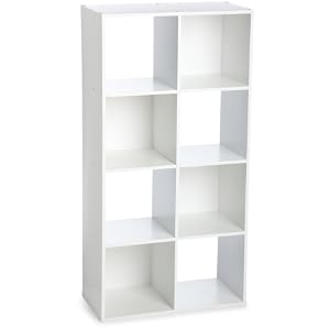 ClosetMaid 42017 8-Cube Laminate Organizer, White