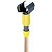 Wilen A70602, Super Jaws Wood Wet Mop Handle with Nylon Head, 15/16" Diameter x 60" Length (Case of 12)