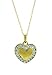 10k Solid Yellow Gold Diamond Heart Pendant+free title=