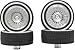 Pegasus Hobbies Chrome Dz's w/Whitewalls PGH1109