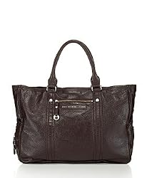 Marc by Marc Jacobs Large Soft Leather Bag Tote Bat Brown