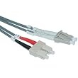 NEW LC / SC, Multimode, Duplex Fiber Optic Cable, 50/125, 2 Meter - LCSC-11002