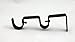 Urbanest Double Curtain Rod Bracket for 1