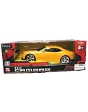 1/18 Scale 2011 Chevrolet Camaro RS SS Yellow w/ Black Stripes Radio Remote Control Car RC