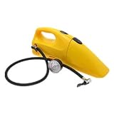 2-In-1 Car Vacuum Cleaner & 12V Air Compressor Auto Tire Pressure Gauge Inflator