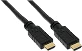 InLine HDMI Kabel, High Speed HDMI Kabel with Ethernet, Stecker/Stecker, 5m schwarz/gold
