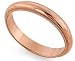 14K Rose Gold Milgrain Heavy Classic-Fit Wedding Band, 3mm Wide