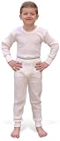 Indera Boys Thermal Shirt and Pant Set in Natural