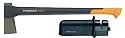 Fiskars Spaltaxt X25 + Axt- und Messersch&auml;rfer