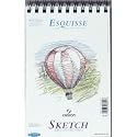 Canson Sketch Pads 5.5in x 8.5in, top wire, 100 sheets