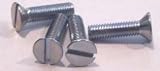 0-80 X 1/2 Machine Screws / Slotted / Flat Head / 18-8 Stainless Steel / 5,000 Pc. Carton