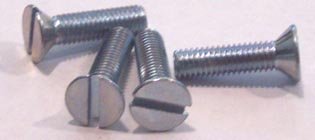 0-80 X 3/8 Machine Screws / Slotted / Flat Head / 18-8 Stainless Steel / 5,000 Pc. Carton