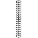 Compression Spring, Stainless Steel, Metric, 1.85 mm OD, 0.25 mm Wire Size (Pack of 10)