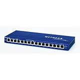 NETGEAR FS116 16 Port Fast Ethernet Switch with Auto Uplink