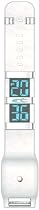 Chronotech Damen-Armbanduhr Digital Leder Silber CT.8302L/08