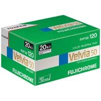 Fujifilm Fujichrome Velvia RVP 100 Color Slide Film  ISO 100  120 Size  Transparency  U.S.A.