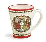 Set Of 4 Victorian Design Snowman And Children Mug/Cup For Holiday Decor