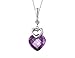 Amethyst Pendant with Diamonds 5.96 Carat (ctw) in title=