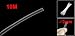 uxcell rate 2:1 3mm 1.5mm Clear Polyolefin Heat Shrinkable Tube 10M 32.8ft