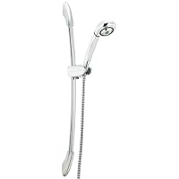 Alsons 1504MACBX European Style Five-Spray/Massage Hand Shower with Contemporary Wall Bar System, Chrome