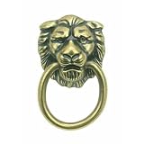 Amerock Traditional Classics Lion Head Ring Pulls - Antiqued Brass