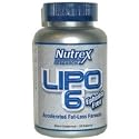 Nutrex Research Lipo 6 Accelerated Fat-Loss Formula, Liquid Capsules, 120-Count Bottle