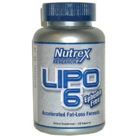 Nutrex Research Lipo 6 Accelerated Fat-Loss Formula, Liquid Capsules, 120-Count Bottle
