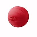 Nerf Dog Squeak Rubbber Ball Dog Toy, Medium/Large, Red