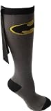 BATMAN CAPE JUNIORS GREY KNEE HIGH SOCKS
