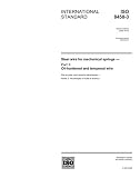 ISO 8458-3:2002, Steel wire for mechanical springs - Part 3: Oil-hardened and tempered wire