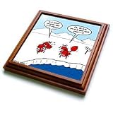 Rich Diesslins Funny General - Editorial Cartoons - Lobster Bad Vacation Spots - Trivets